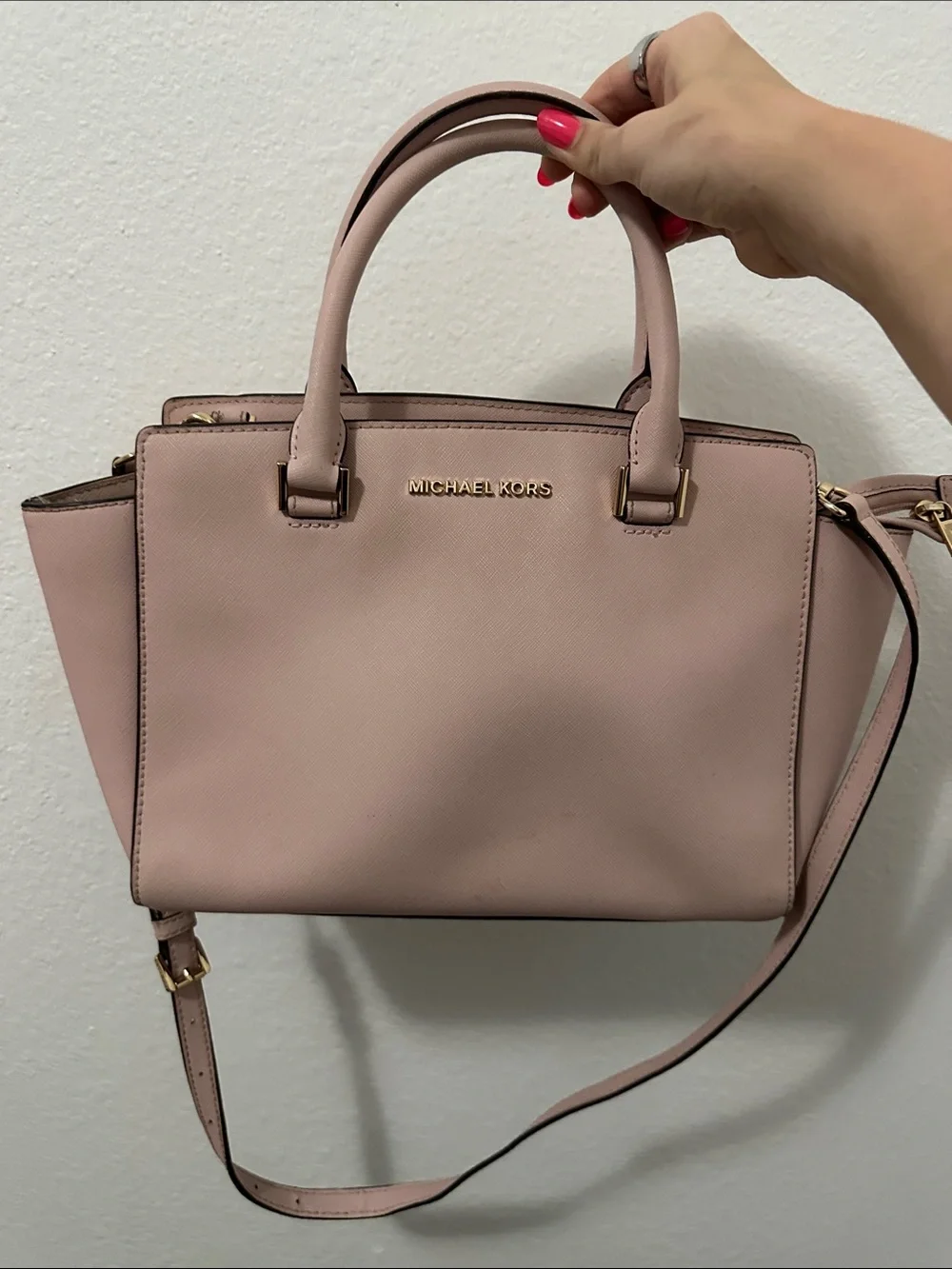 Michael Kors Medium Light Pink Handbag